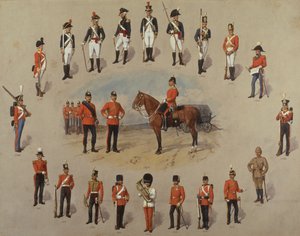 Membri dei Royal Engineers da Richard Simkin